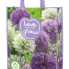 Bloembollen|Ecocheques|ohgreen 1 shopping bag met allium paars-wit mix 'love what you grow'