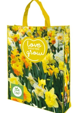 Bloembollen|Ecocheques|ohgreen 1 shopping bag met narcissen mix 'love what you grow'