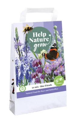Bloembollen|Ecocheques|ohgreen 1 tas blue friends 'help nature grow'