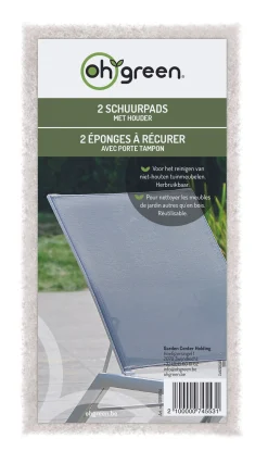 Accessoires En Onderhoud|ohgreen 2 witte reinigingspads