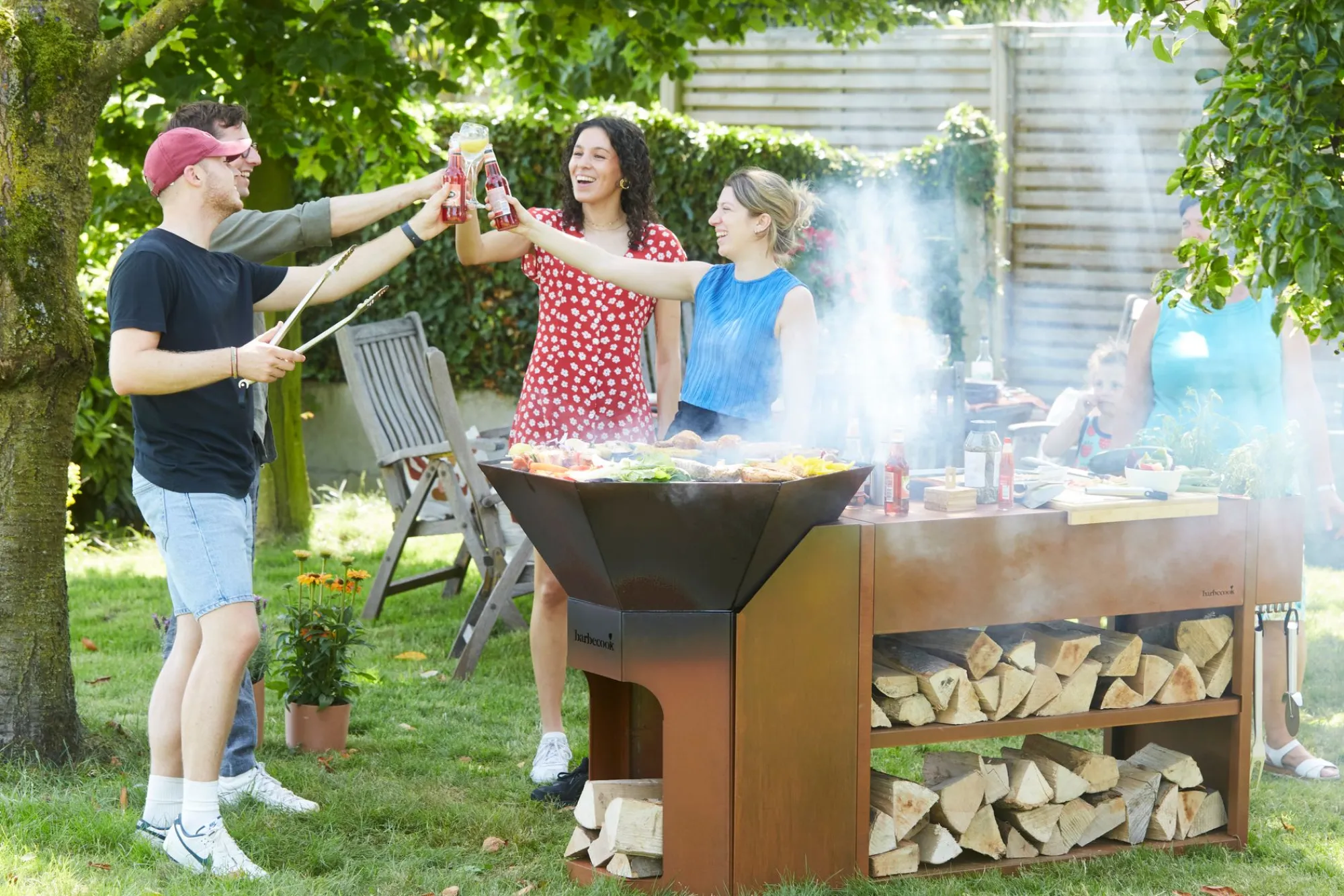Bbq|ohgreen Adapter voor Nestor corten staal