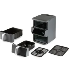 Keukentoestellen|ohgreen Airfryer double fry zone verticaal 3,5+6,5l