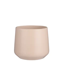 Potten En Vazen|ohgreen Amber pot rond licht roze mat - h18xd21cm