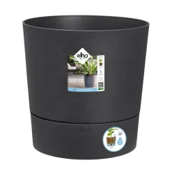 Kunststof|Ecocheques|ohgreen AQUA CARE ROND 35CM HOUTSKOOLGRIJS