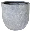 Aardewerk|ohgreen Arizona egg pot grijs d45h43