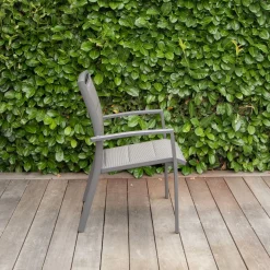 Tuinmeubelen|ohgreen Armstoel Modulo grijs antraciet