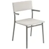 Tuinmeubelen|ohgreen Armstoel Oron Duo Galet Titane
