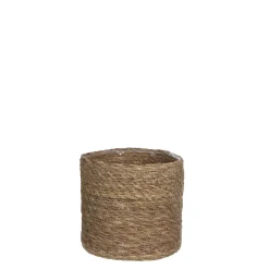 Potten En Vazen|ohgreen Atlantic mand licht bruin - h16xd16cm