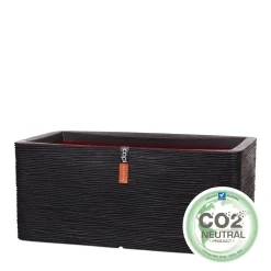 Kunststof|Ecocheques|ohgreen Bak rechthoek rib 73x39x32 zwt