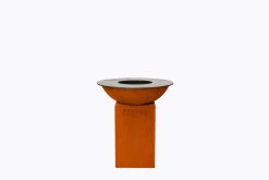 Bbq|ohgreen Barbecue Cortenstaal d88cm met vierkante gesloten voet