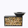 Bbq|ohgreen Barbecue Island d88cm met grote houtopslag