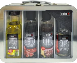 Voeding|ohgreen Bbq set deluxe metalen koffertje