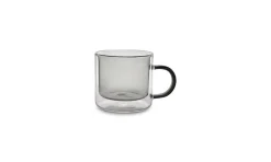 Servies|ohgreen Beker 27cl dubbelw grijs set/2