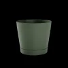 Kunststof|Ecocheques|ohgreen Bloempot Orione 24cm bosgroen
