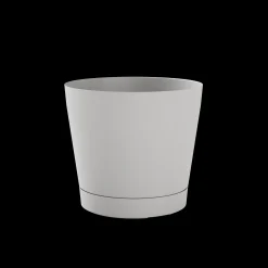 Kunststof|Ecocheques|ohgreen Bloempot Orione 24cm wolkwit