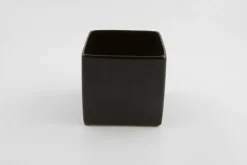 Potten En Vazen|ohgreen BLOEMPOT VIERKANT BASIC MINI Ø 11CM MAT ZWART