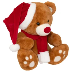 Thema Classic|Kerstdecoratie|ohgreen Bruine teddybeer pluche h48cm