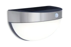 Verlichting|Ecocheques|ohgreen Bubble solar wandlamp met sensor roestvrij staal led 2.3w