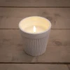 Verlichting|ohgreen Buitenkaars in pot 3d vlam wit