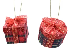 Thema Classic|Kerstornamenten|ohgreen Cadeau plastiek met strik