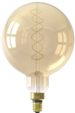Verlichting|Ecocheques|ohgreen calex led lamp megaglobe goud E27 3w 250 lumen dimbaar