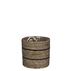 Potten En Vazen|ohgreen Celestial mand zwart - h20xd20cm
