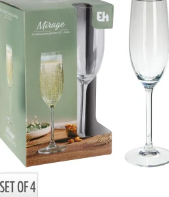 Servies|ohgreen Champagneglas set van 4