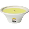 Geuren|ohgreen Citronellakaars in witte schaal - Lemon Breeze