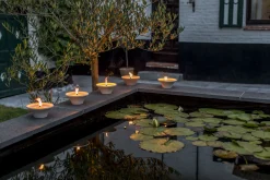 Geuren|ohgreen Citronellakaars in witte schaal - Asian Garden
