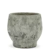 Potten En Vazen|ohgreen Clay Pot roots l17xb17x 15,5 grijs