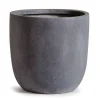 Aardewerk|ohgreen Clayfibre egg pot grijs d32h31