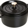 Koken|ohgreen Cocotte rond 20 cm zwart