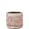 Potten En Vazen|ohgreen Craquelé Pot flame rose d12,5 h11