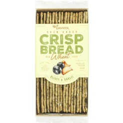 Voeding|ohgreen Crispbread met olijven & look (vegan) 130g