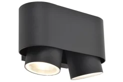 Verlichting|ohgreen Cypres wandlamp donkergrijs gu10 2*max.7ww