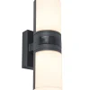 Verlichting|Ecocheques|ohgreen Cyra wandlamp security licht met sensor donkergrijs led 16.5w