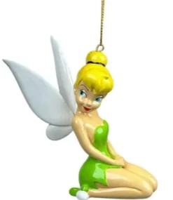 Kerstornamenten|ohgreen 3d ornament tinkerbell zittend