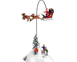 Lemax Kerstdorpen|ohgreen De kerstman komt naar de stad, met 4,5v adapter