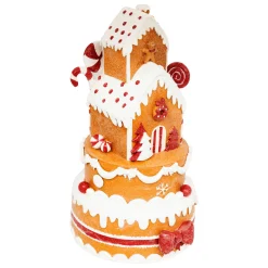 Thema Holiday|Kerstdecoratie|ohgreen Deco taart gingerbread h30cm