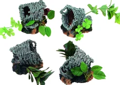Deco|ohgreen Decoratie mand met planten - s
