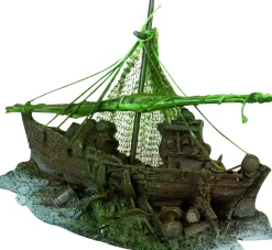 Deco|ohgreen Decoratie vissersboot klein (4015)