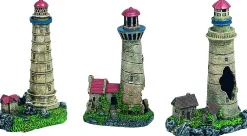 Deco|ohgreen Decoratie vuurtoren met huis