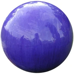 Beelden|ohgreen Decoratieve bol geglazuurd blauw