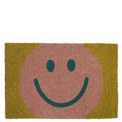 Matten|ohgreen Deurmat smiley - l60xb40xh1,5cm