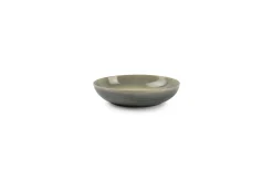 Servies|ohgreen Diep bord 22x19xh5 groen/grijs flint