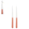 Kaarsen|ohgreen Dip-dye dinerkaars 2 stuks - h30xd2,2cm