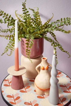 Kaarsen|ohgreen Dip-dye dinerkaars 2 stuks - h30xd2,2cm