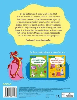 Boeken|ohgreen Disney - allereerste stappen naar schrijven, lezen en tellen 4-5 jaar