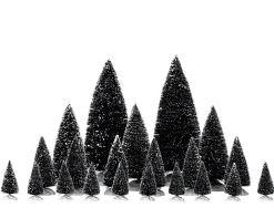 Lemax Kerstdorpen|ohgreen Diverse dennenbomen, set van 21