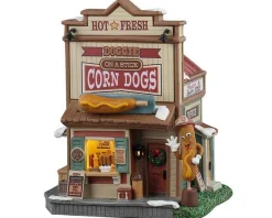 Lemax Kerstdorpen|ohgreen Doggie on a stick corn dogs